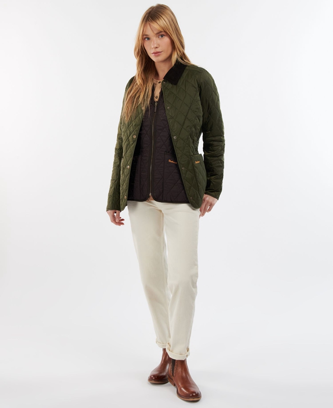 Olive Barbour Steppjacke Annandale Women's Quilted Jackets | ZPQI-63782