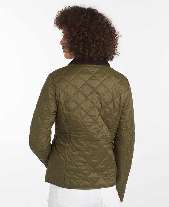 Olive Barbour Steppjacke Deveron Women's Quilted Jackets | SYBC-73128