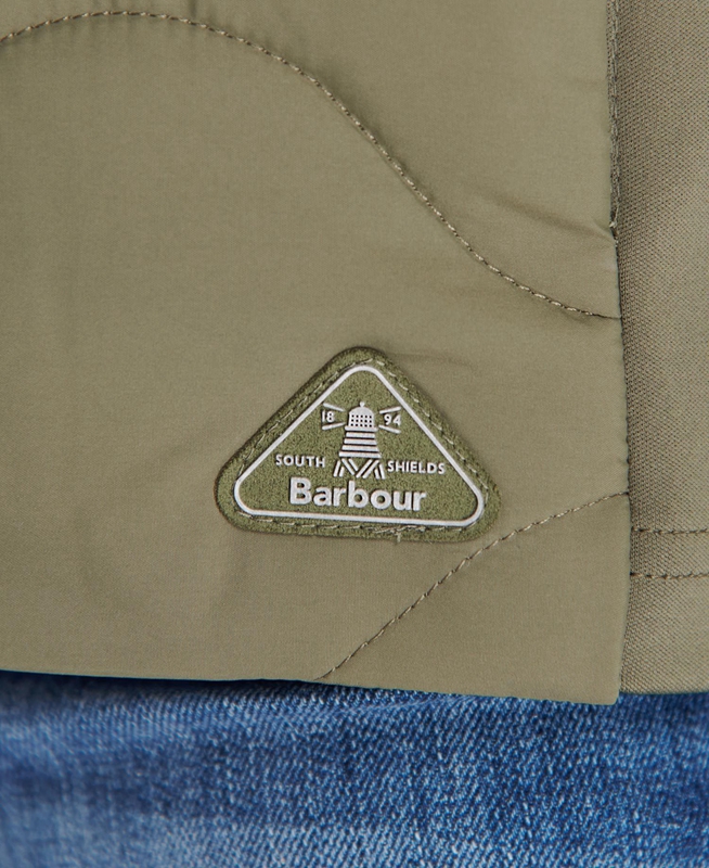 Olive Barbour Thrift Quilted Women's Sweatshirts | QOWP-58061