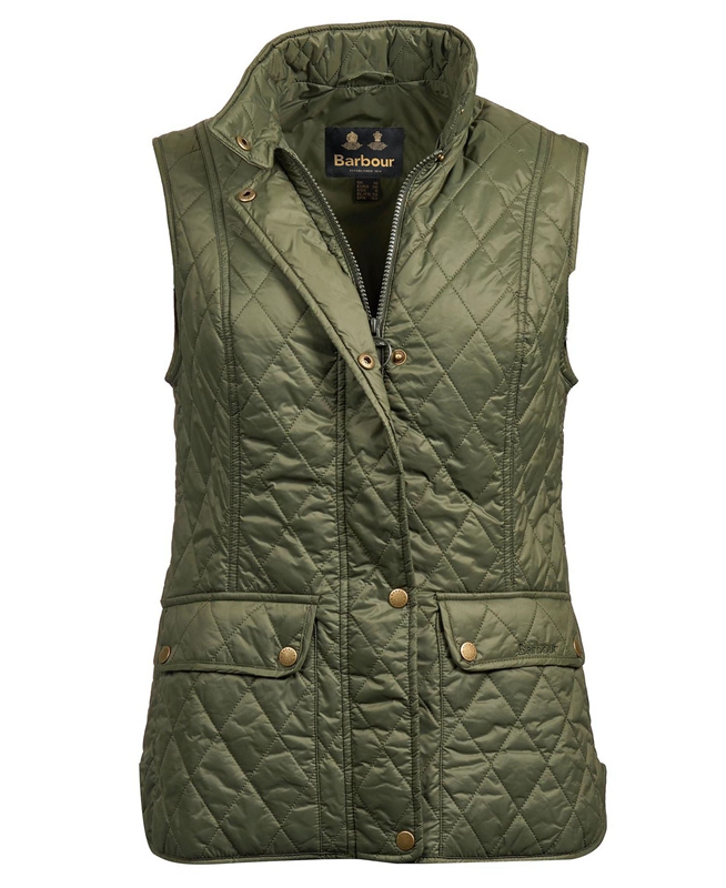 Olive Barbour Weste Otterburn Women's Vest | RFVY-40817