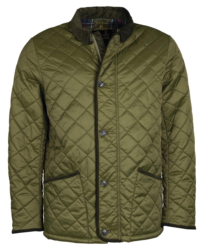 Olive Barbour Winter Liddesdale Men's Quilted Jackets | OAGZ-67402