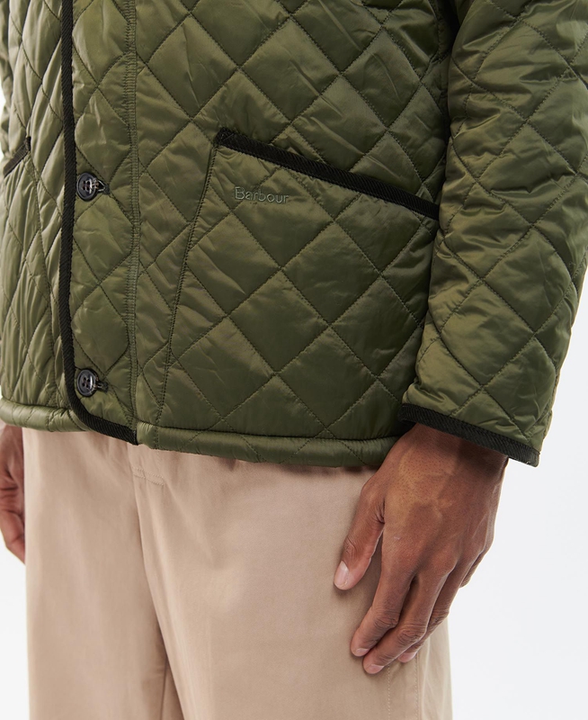 Olive Barbour Winter Liddesdale Men's Quilted Jackets | OAGZ-67402