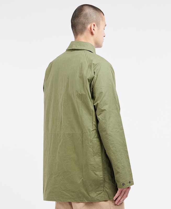 Olive Barbour x Ally Capellino Back Men's Casual Jackets | QOAI-39578