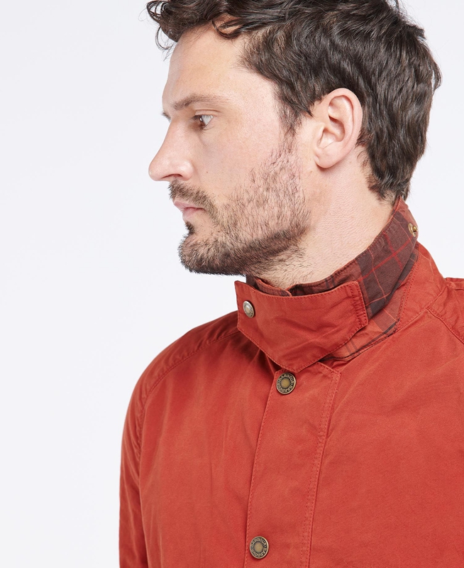 Orange Barbour Ashby Men's Casual Jackets | LFAD-03576