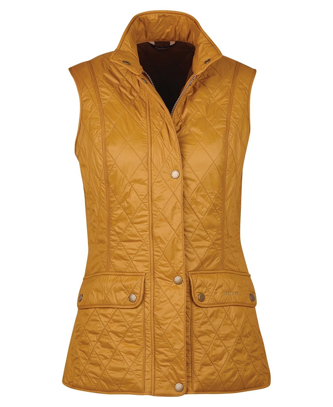 Orange Barbour Wray Women's Vest | DEUS-60298