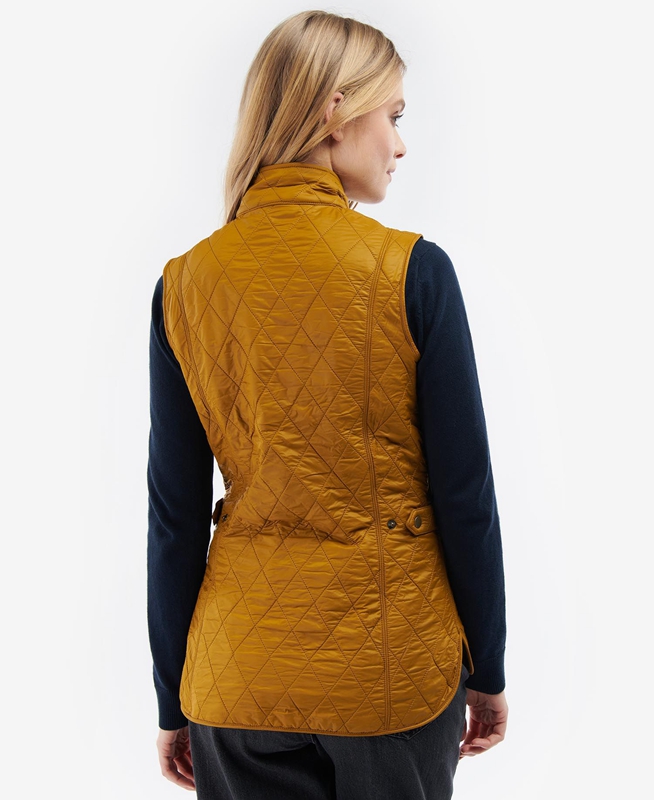 Orange Barbour Wray Women's Vest | DEUS-60298