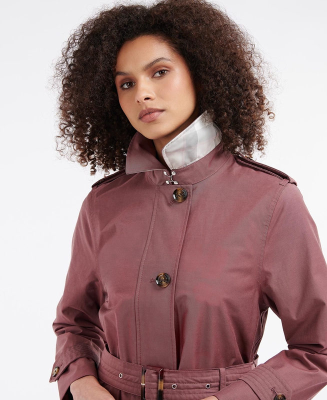 Pink Barbour Camilla Women's Waterproof Jackets | OXED-24056