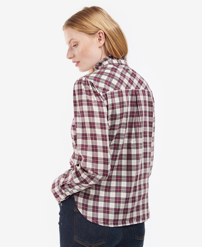 Pink Barbour Daffodil Women's Shirts | CEYM-82049