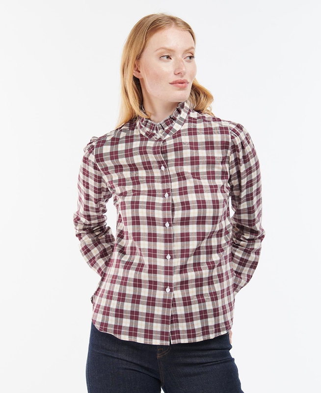 Pink Barbour Daffodil Women's Shirts | CEYM-82049