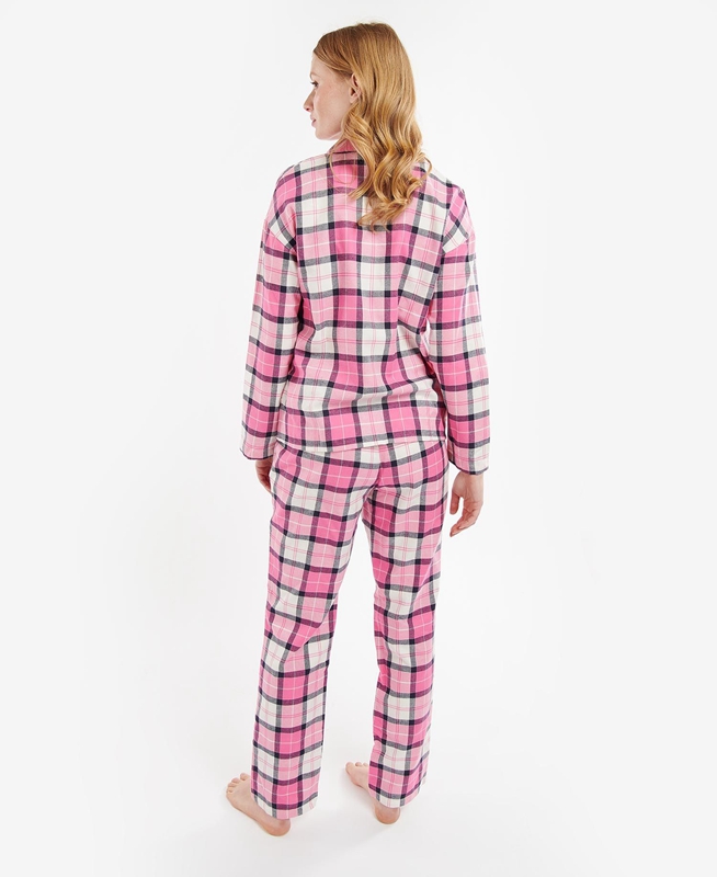 Pink Barbour Ellery PJ Set Women's Nightwear | DAKS-89372