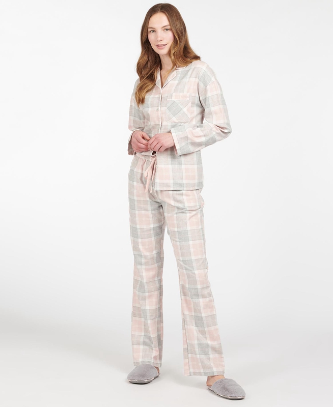 Pink Barbour Schlafanzughose Nancy Women's Nightwear | BLMI-45723