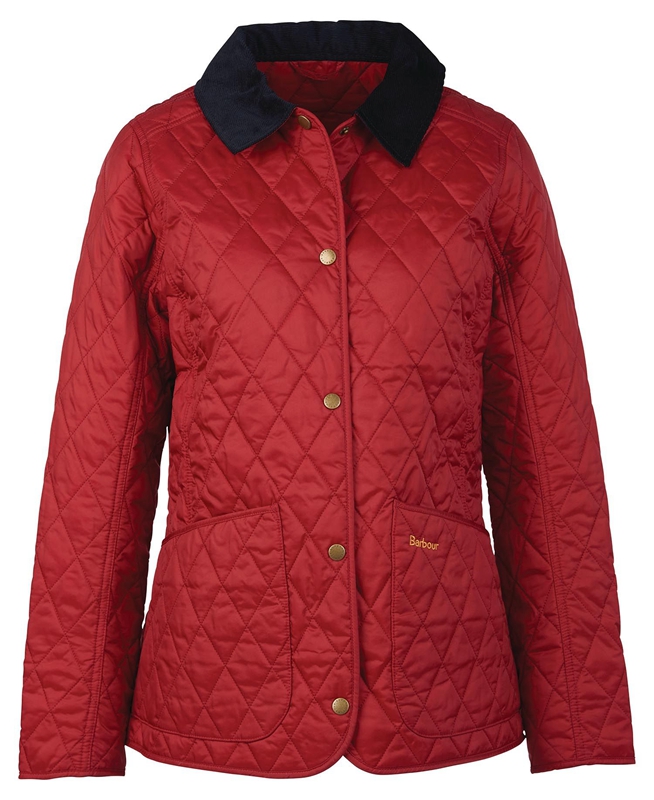 Red Barbour Annandale Women's Quilted Jackets | ZJCL-58694