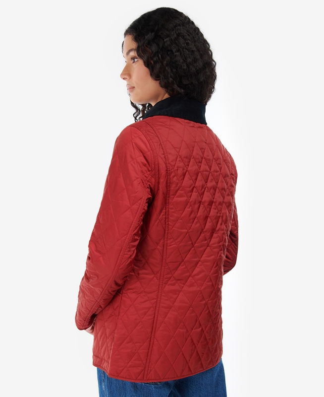 Red Barbour Annandale Women's Quilted Jackets | ZJCL-58694