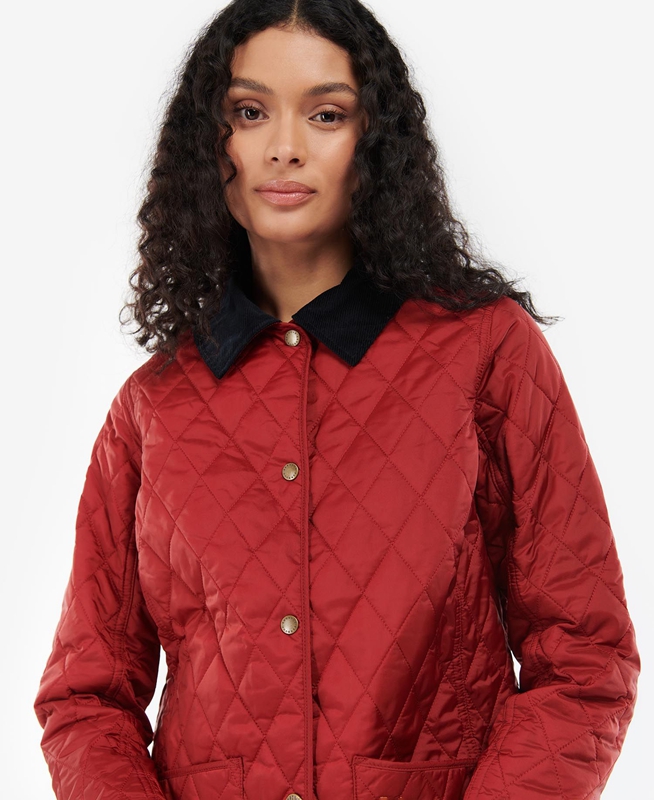 Red Barbour Annandale Women\'s Quilted Jackets | ZJCL-58694