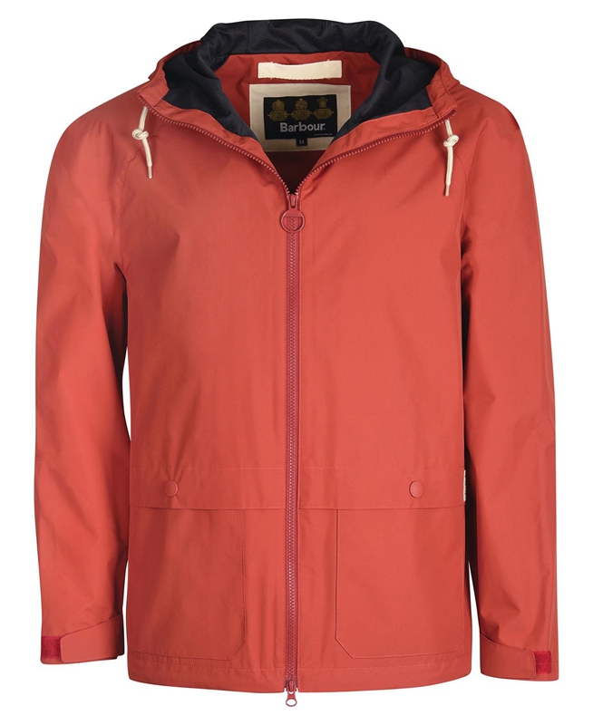 Red Barbour Begral Showerproof Men's Casual Jackets | XDQZ-14370